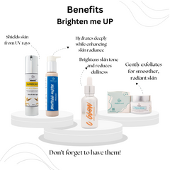 Brighten me UP ( Vitamin C + Glyco Glow + Brightening Monster + Sun scape )