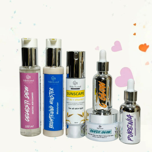 Glow Kit ( Purenia + C‑Glow + Glyco Glow + Brightening Monster + Sun Scape + Clesti Dew )