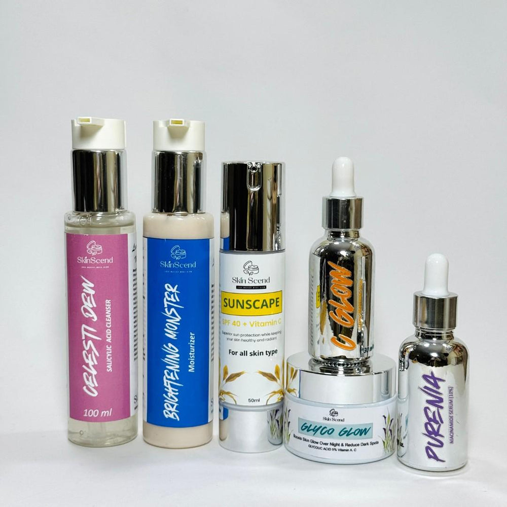 Glow Kit ( Purenia + C‑Glow + Glyco Glow + Brightening Monster + Sun Scape + Clesti Dew )