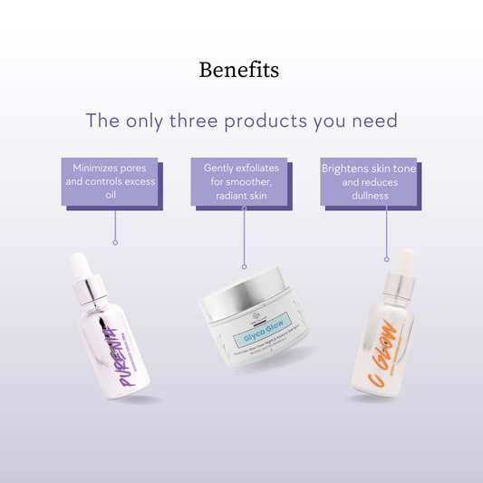 Glow Up Trio: Purenia + C‑Glow + Glyco Glow