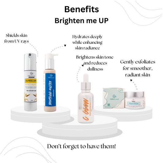 Brighten me UP ( Vitamin C + Glyco Glow + Brightening Monster + Sun scape )